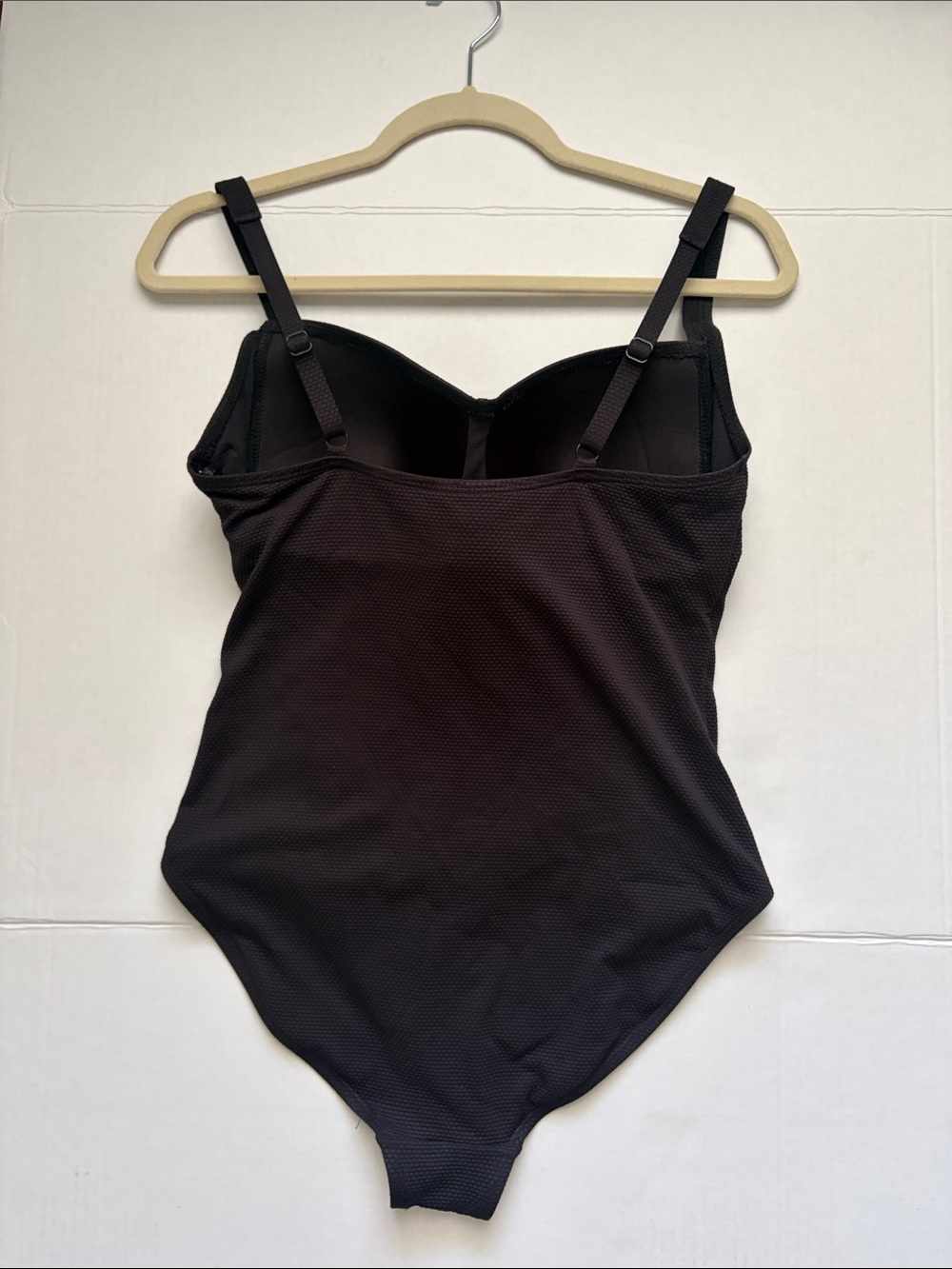 Nip/Tuck Black Bustier One-Piece Swimsuit size 10 - Picture 6 of 7